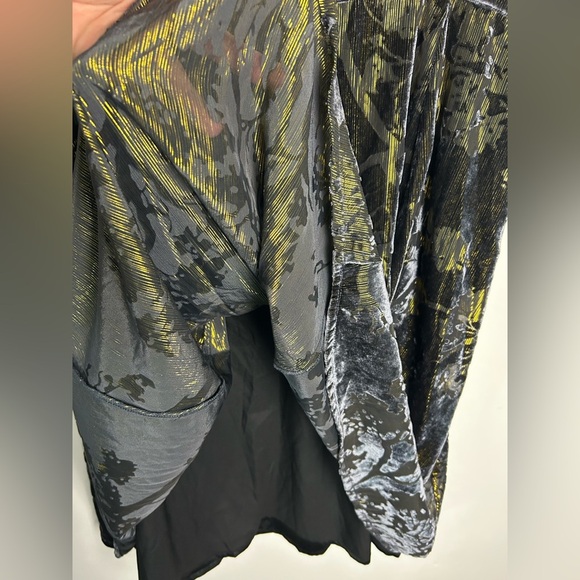 NWT Anthropologie ModCloth Midi Skirt Velvet Burnout Plus Size 2X Flare Goth - Picture 4 of 12